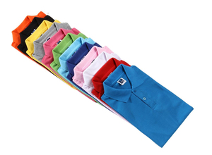 เสื้อโปโลผู้ชายผ้าแห้งเร็ว13สีผ้าโพลีเอสเตอร์ปักโลโก้100% - Product Image 6