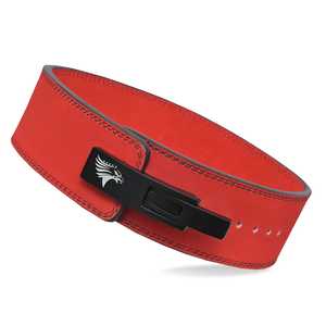 Ceinture de musculation en cuir de vachette suédé personnalisée de 10 mm, boucle en métal robuste, support de musculation de 13 mm, fabrication directe d'usine - Product Image 6