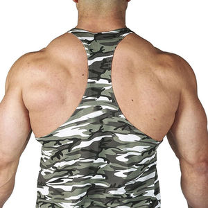 Color sólido Ropa de verano Mejor precio Camiseta sin mangas de secado rápido para hombres 2025 Nuevo diseño Ropa activa Camiseta sin mangas para gimnasio para hombres - Product Image 6