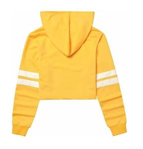 Oem Dernière conception Femmes Crop Top Sweat à capuche Fabricant Vente en gros Athlétique Femmes Crop Top Sweat à capuche Respirant - Product Image 3