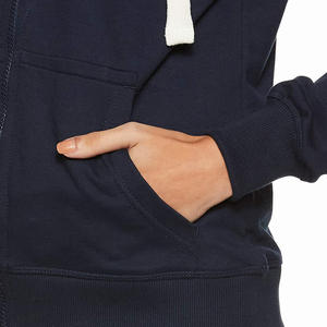 Sweat-shirt pour femmes de style nouveau, fermeture éclair, capuche, design personnalisé, capuche pour femmes avec logo personnalisé imprimé et qualité décontractée bon marché - Product Image 6