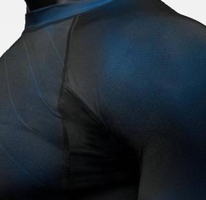 เสื้อรัดรูปแขนยาวเต็มตัวพิมพ์ลายซับลิเมชันชุดป้องกันรังสียูวีชุดผดผื่น - Product Image 3