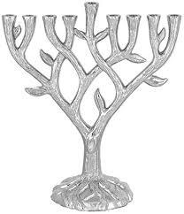 Handmade Brass Menorah Candle Holder Traditional Hanukkah <b>Lamp</b> Decorative Candle Stand Home Decor - Product Image 4