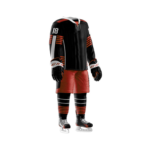 Camiseta de Hockey sobre Hielo, Impresión de Camisetas de Hockey sobre Hielo, Poliéster de Alta Calidad, Diseño Gratuito, Uniforme de Hockey sobre Hielo Sublimado Económico - Product Image 4