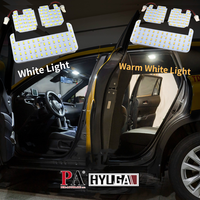 Auto-Innenraum-LED-Lichtpanel Warmweiß Vollbild 12V 3,388W Neu Taiwan Universelle Passform für Limousine Crossover Schrägheck