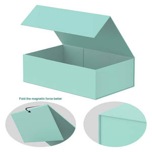 Grande boîte-cadeau de luxe 13.8x9x4.3 pouces fermeture magnétique de ruban de boîte de rangement pour la boîte d'emballage de luxe - Product Image 5