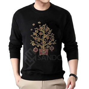 สเวตเชิ้ตพลอยเทียมสำหรับผู้ชายดีไซน์ใหม่ - Product Image 1