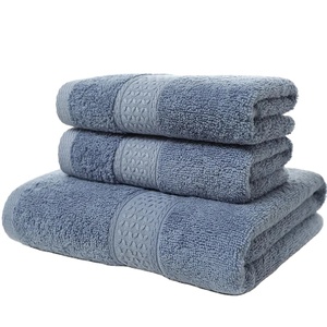 100% tinh khiết bông sang trọng Jacquard Lớn Khăn tắm mới Dày Dành cho người lớn khăn mềm thấm nước Đồng bằng màu sắc cho hộ gia đình sử dụng - Product Image 4