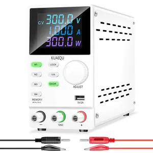 KUAIQU SPPS3001D regulador de fuente de alimentación conmutada de CC ajustable 300V 1A fuente de alimentación de almacenamiento pantalla a color carga de batería