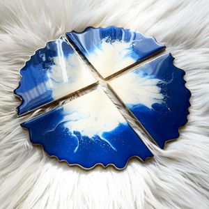 Beautiful handmade resin <b>coaster</b> <b>set</b> for home decoration crafted with durable material suitable for gifting - Product Image 4