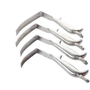 Juego de Instrumentos de Retractor de Mama Manual Iluminado de Acero Inoxidable Médico Baitang con Certificación CE, Guía de Luz en Forma de L - Product Image 1