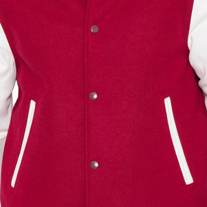 College Baseball Varsity Jacket pour hommes Design vierge en gros avec logo personnalisé et style uni idéal pour les équipes et les écoles - Product Image 5