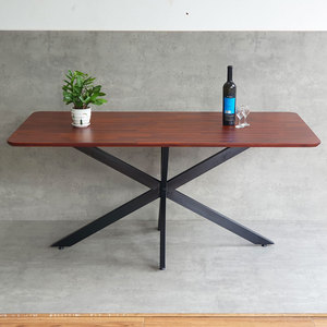 Modern Traditional Combo <b>Dining</b> Set Melaleuca Oak Wood Table 6 Harmoor <b>Plastic</b> <b>Chairs</b> for Farmhouse Living Room CBBA147 Design - Product Image 4
