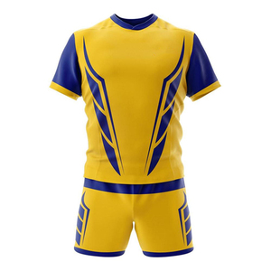 Ensemble d'uniformes de rugby pour hommes respirants sublimés personnalisés Maillot de l'équipe de rugby en vrac avec chemise confortable - Product Image 6