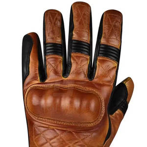 Gants en cuir véritable de haute qualité, chauds pour l'hiver, élégants, pour la conduite, la moto, option de logo personnalisé - Product Image 4