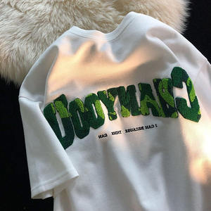 T-shirts tricotés décontractés pour hommes en toile de haute qualité de luxe personnalisé avec séchage rapide à manches courtes col rond couleur et logo personnalisés - Product Image 4