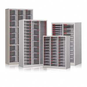 75 <b>Drawer</b> Parts Cabinet Steel Filing Cabinet Transparent Plastic <b>Drawers</b> Lockable Storage Cabinet for Workshop Warehouse - Product Image 1