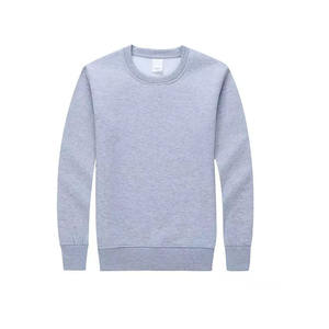 Sudadera de talla grande con cuello redondo para hombre, 500GSM, ropa de calle de lana de algodón con estampado completo, ropa de moda, Material de algodón 100% - Product Image 1