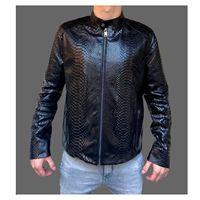 Profesyonel Üretici Yüksek Kaliteli Erkek Polyester/Pamuk Deri Ceket Çift Taraflı Polar Astarlı Dik Yaka Ön
