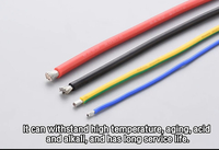 Cable de Silicona Flexible Trenzado con Fibra de Vidrio Resistente a Altas Temperaturas
