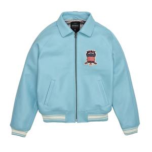 Chaqueta de Cuero Avirex para Hombre, Edición 2026, Cuero Genuino, Cuello Alto, Logotipo Frontal, Chaquetas Avirex de Alta Calidad - Product Image 1