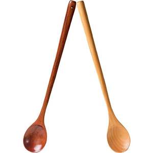 ACACIA WOOD and RESIN <b>SALAD</b> <b>SERVER</b> PAIR SET for COOKING NONSTICK COOKWARE SPOON FORK <b>SALAD</b> MIXING HANDMADE by STAR CRAFTS INDIA - Product Image 3