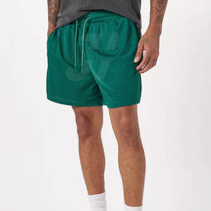 Short de course décontracté et écologique en maille de couleur unie pour hommes, nouveau style, fabriqué au Pakistan, en vente! - Product Image 4