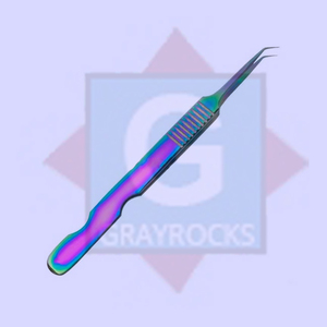 Pince à épiler professionnelle pour extension de cils en acier inoxydable de qualité supérieure avec logo personnalisé - Product Image 3