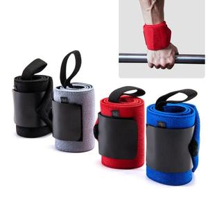 Muñequeras Deportivas Personalizadas con Logotipo para Hombre, para Gimnasio, Yoga, Levantamiento de Pesas, Elásticas, Acolchadas, de Nailon, con Compresión, para Peso Muerto - Product Image 4