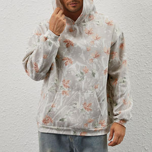 Sudadera con Capucha Estampado Camuflaje Selva, Holgada y Cómoda para Hombre - Product Image 6