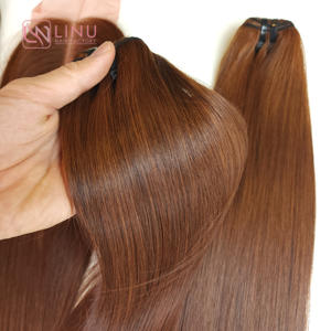 Paquetes de cabello humano vietnamita de alta calidad con cierre pelucas sin cola peluca recta rizada pelo Topper pelo crudo vietnamita - Product Image 6