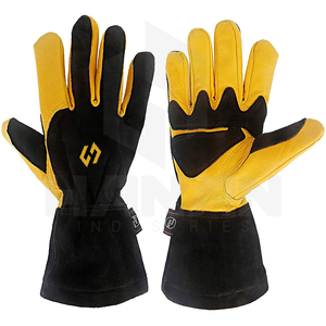 ถุงมืองานเชื่อมถุงมือป้องกันไฟและตัดหนังสำหรับช่างเชื่อม - Product Image 5