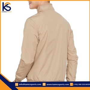 Venta directa de fábrica Chaquetas de chándal para hombre Nueva llegada Chaquetas de chándal para exteriores Chaquetas de chándal con cremallera de color liso - Product Image 2