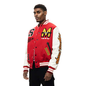 Veste de plein air chaude d'hiver en laine/polyester Letterman à la mode coupe-vent décontracté de haute qualité Stand personnalisé pour hommes - Product Image 6