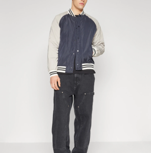 แจ็กเก็ตบอมเบอร์เสื้อเบสบอลลำลองแนวสตรีทเสื้อแจ็กเก็ตทีมตัวแทนสไตล์สตรีทในเมือง - Product Image 2