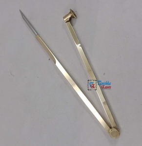 Divisor de decoración de mesa de navegación con brújula proporcional Náutica de diseñador de oficina en casa, divisor decorativo de latón artesanal de Metal - Product Image 3