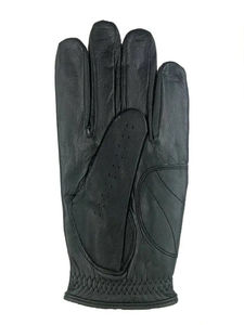Gants de golf pour hommes OEM, haute qualité, cuir véritable Cabretta, antidérapants, imperméables, sangle de poignet réglable, sport - Product Image 5