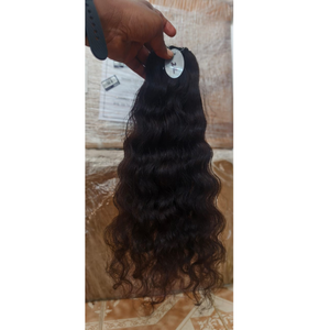 2 paquets d'Indian Pretty Deep Wave 22 "avec fermeture 5x5 HD assortie - Product Image 1