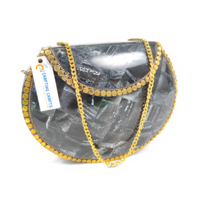 Embragues de Metal hechos a mano para mujer, diseño de mosaico para eventos especiales y fiestas, bolso de mano de noche pulido para mujer a la venta - Product Image 1