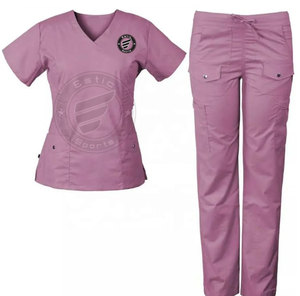2025 nouveaux uniformes de gommage d'hôpital dentaire de haute qualité Logo Oem personnalisé ensembles de gommages médicaux pour hommes femmes médecins infirmières - Product Image 1