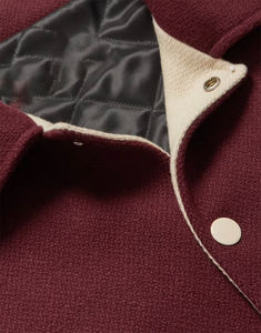 Nouveau design de vestes universitaires lâches à la mode patchs en chenille letterman college bomber baseball veste universitaire en cuir pour hommes - Product Image 5