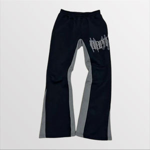 Streetwear graphique personnalisé imprimé bouffant fermeture éclair complète à capuche pantalons de survêtement 2 pièces ensemble hommes lavage à l'acide jogger ensembles 100% coton survêtement - Product Image 6