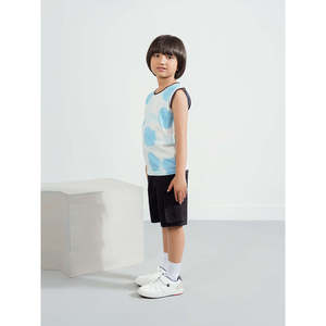 Camiseta sin Mangas Tie Dye para Niñas UTAKO - Corte Regular, Diseño Transpirable Unze London para Verano, para Niños - Product Image 3