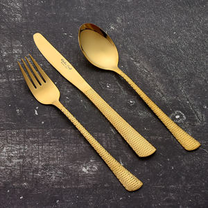 하이 퀄리티 사용자 정의 디자인 저렴한 가격 칼 붙이 세트 호텔 OEM 사용자 정의 로고 스테인레스 스틸 4 사람 - Product Image 1