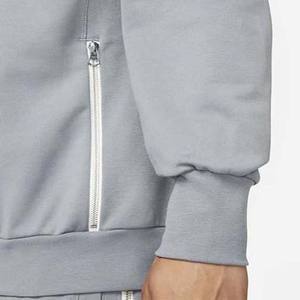 Sudadera con Capucha para Hombre, Estilo Casual Otoñal, Color Gris Jaspeado, Corte Regular, 100% Algodón Felpa, Bordada, Precio Económico - Product Image 2