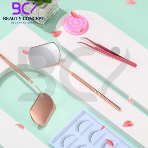 Miroir pour cils de qualité supérieure en acier inoxydable avec poignée antidérapante – Meilleur fournisseur de miroirs à cils - Product Image 5