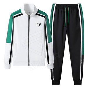 Conjunto de chándal informal de talla grande para hombre de último estilo 100% algodón verano ecológico transpirable - Product Image 4