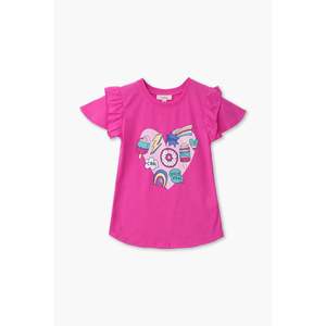 T-shirt graphique rose pour filles de marque Vêtements élégants pour filles - Product Image 3
