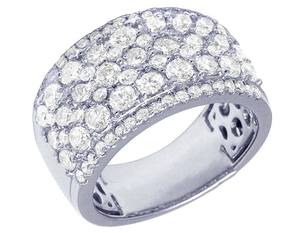 Men's Fully <b>Iced</b> Out Rhodium Plated Moissanite Round Diamond Hip Hop Rapper Pinky <b>Ring</b> for Wedding & Party S925 Sterling Silver - Product Image 1