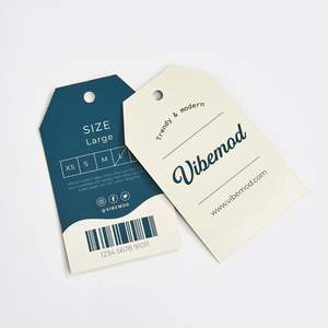 Impresión de etiquetas de papel para ropa - Product Image 1